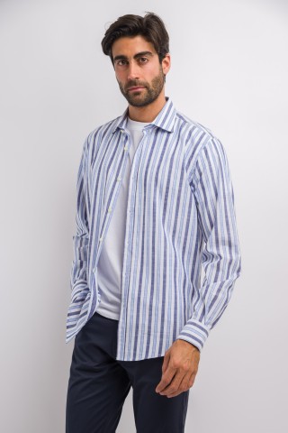 Camicia Righe Fiammata