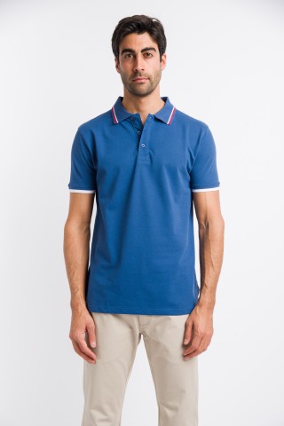 Polo Piquet Contrasto