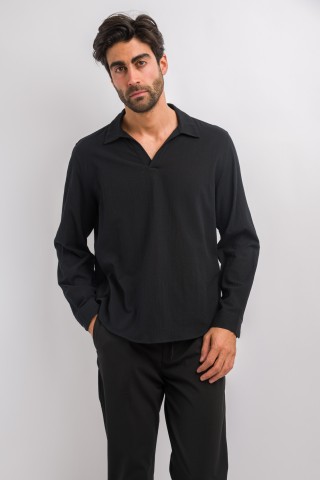 Camicia Casacca Texturizzata