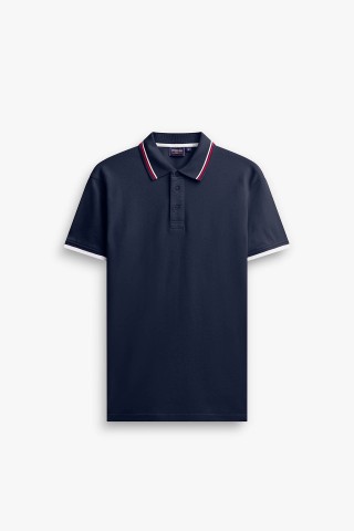 Polo Piquet Contrasto