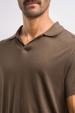Polo Misto Lino Collo Derby