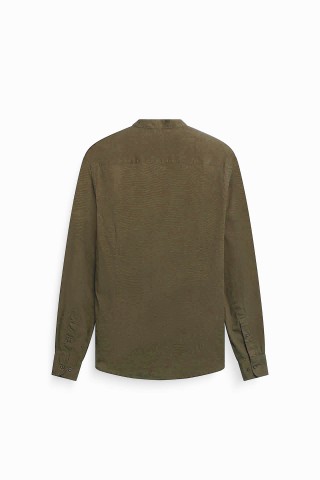 Camicia Coreana Tinta Unita