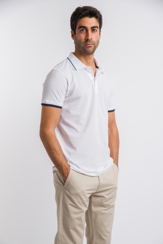 Polo Piquet Contrasto