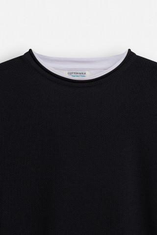 Maglia Tramata Inserto