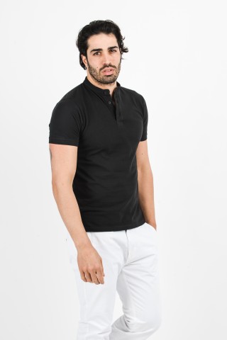 Polo Coreana Tinta Unita