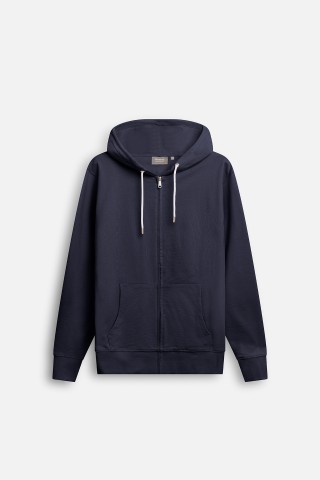 Felpa Zip Cappuccio