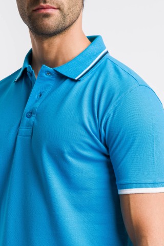 Polo Piquet Contrasto
