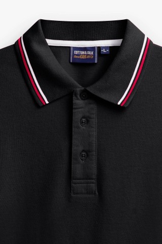 Polo Piquet Contrasto