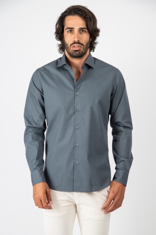 Camica Tinta Unita Cotton Silk