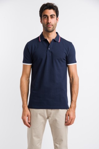 Polo Piquet Contrasto