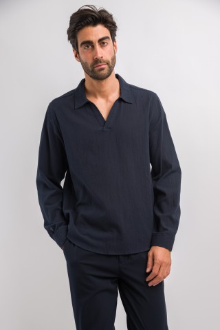 Camicia Casacca Texturizzata