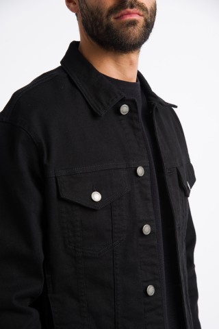 Giacca Jeans Nero