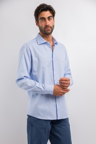Camicia Tramata Dobby