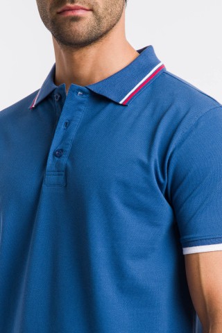Polo Piquet Contrasto