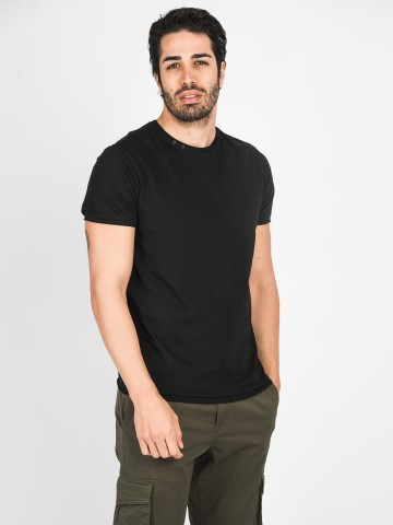T-Shirt Con Bottoncini