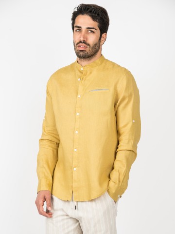 Camicia Coreana Lino