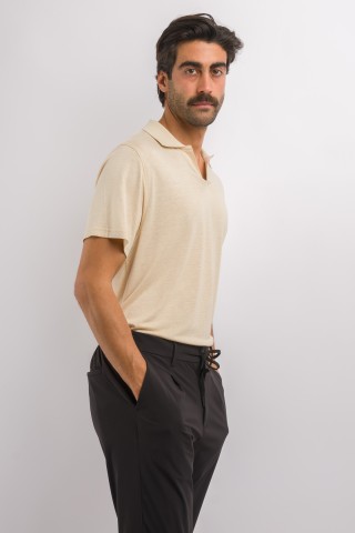 Polo Misto Lino Collo Derby