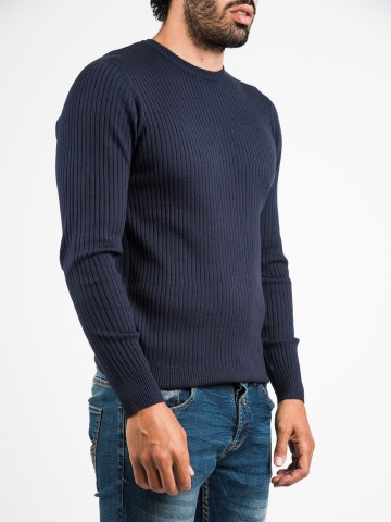 Maglione con dettagli a coste - Abbigliamento 1AC0XL