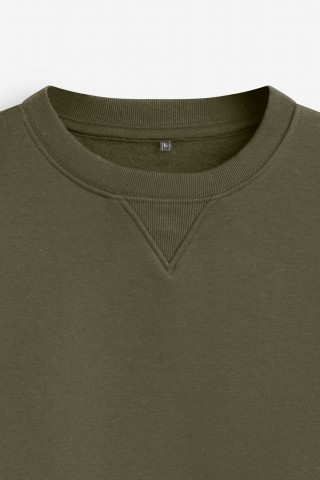 Felpa Girocollo Tinta Unita | Cotton & Silk