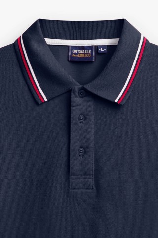 Polo Piquet Contrasto