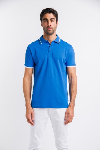 Polo Piquet Contrasto