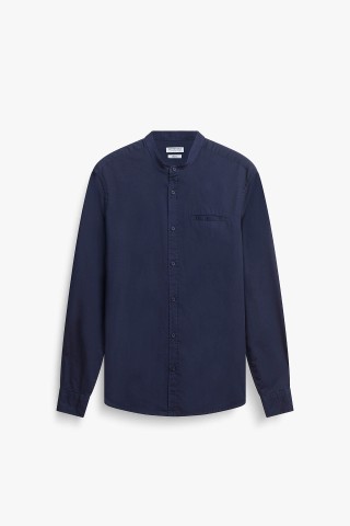 Camicia Coreana Tinta Unita