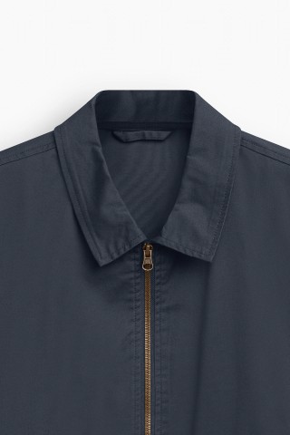 Giubbino Collo Camicia Twill