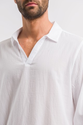 Camicia Casacca Texturizzata