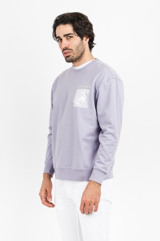Felpa Oversize Stampa