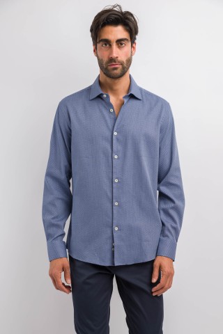 Camicia Tramata Dobby