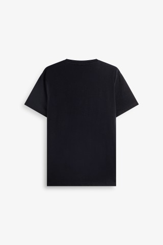 T-Shirt Serafino Texturizzata