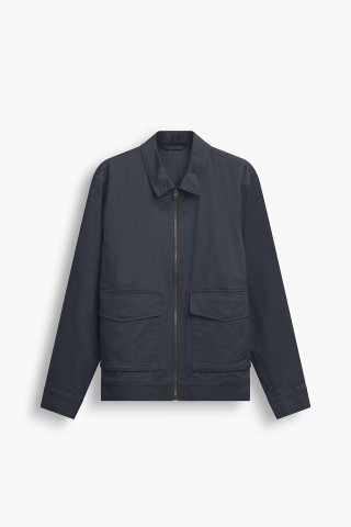 Giubbino Collo Camicia Twill