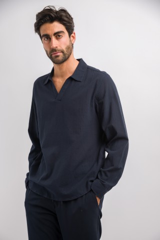 Camicia Casacca Texturizzata