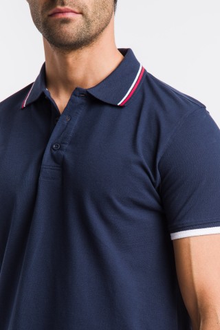 Polo Piquet Contrasto