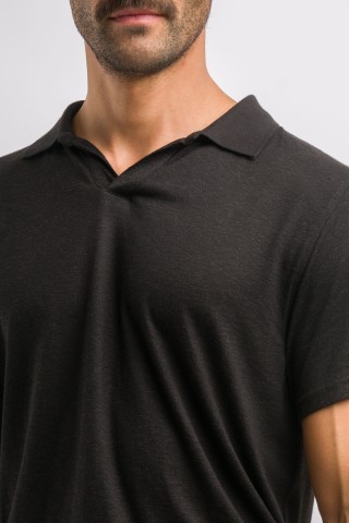 Polo Misto Lino Collo Derby