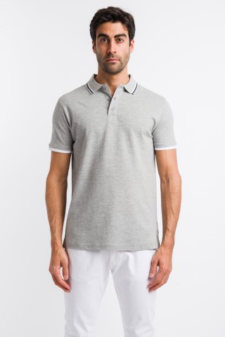 Polo Piquet Contrasto