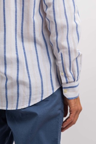 Camicia Fantasia Misto Lino