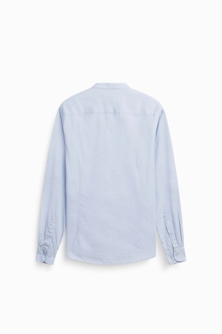 Camicia Coreana Tinta Unita