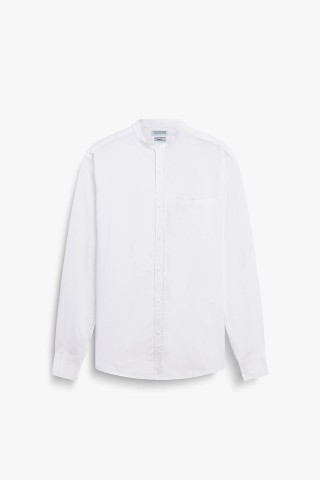 Camicia Coreana Tinta Unita