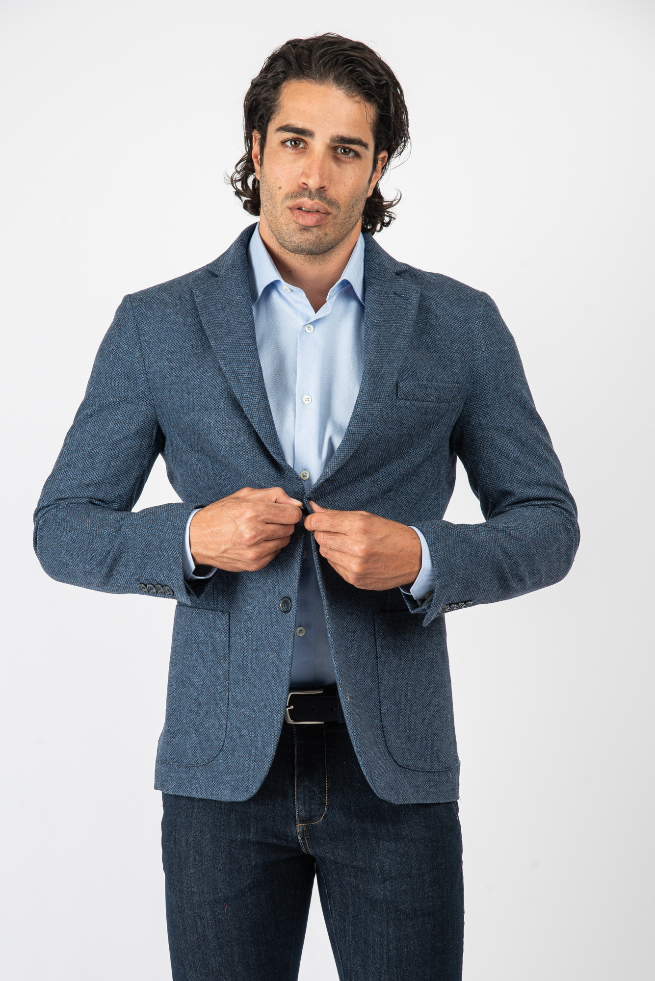 Giacca cotton e best sale silk