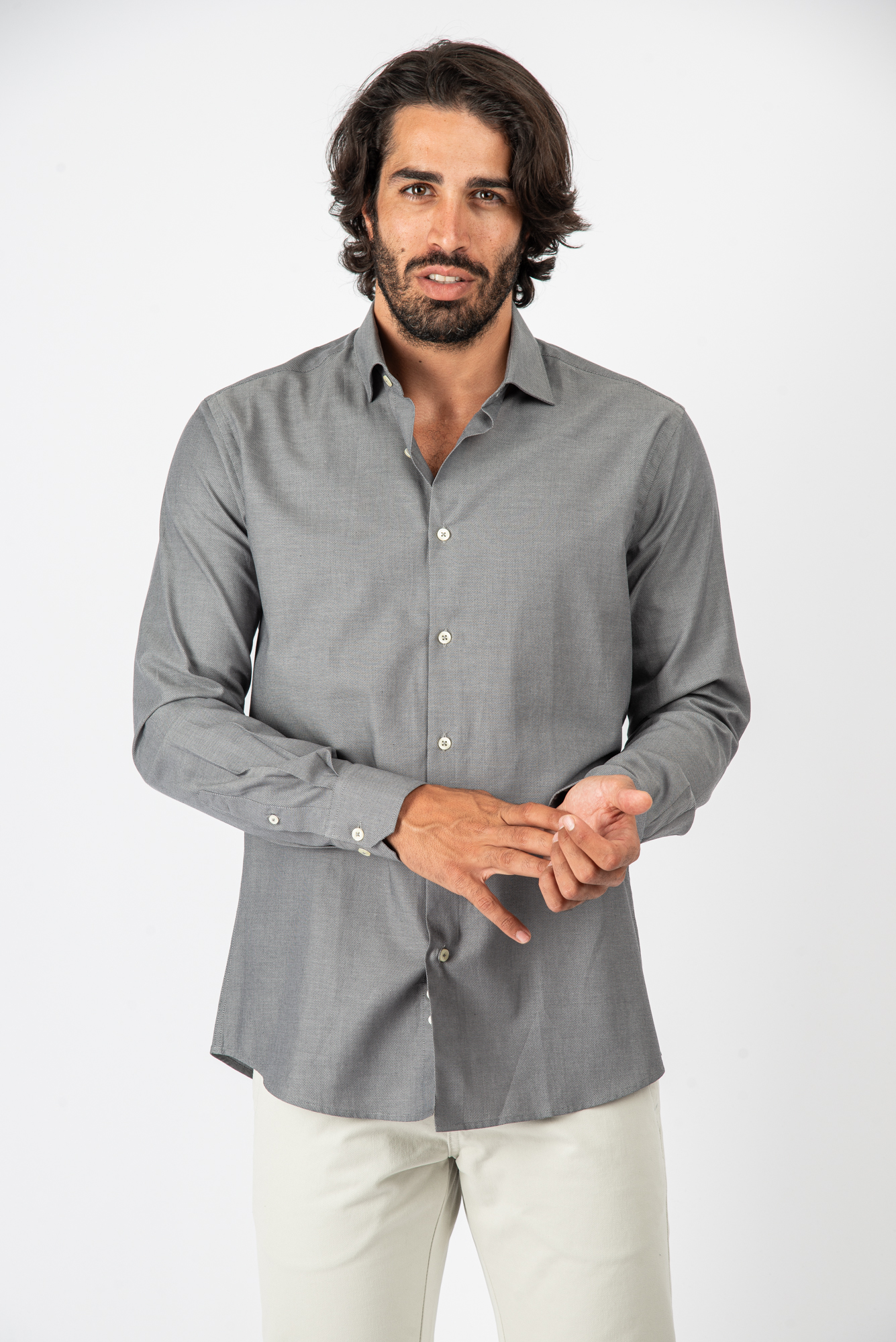 Camicie cotton e silk sale